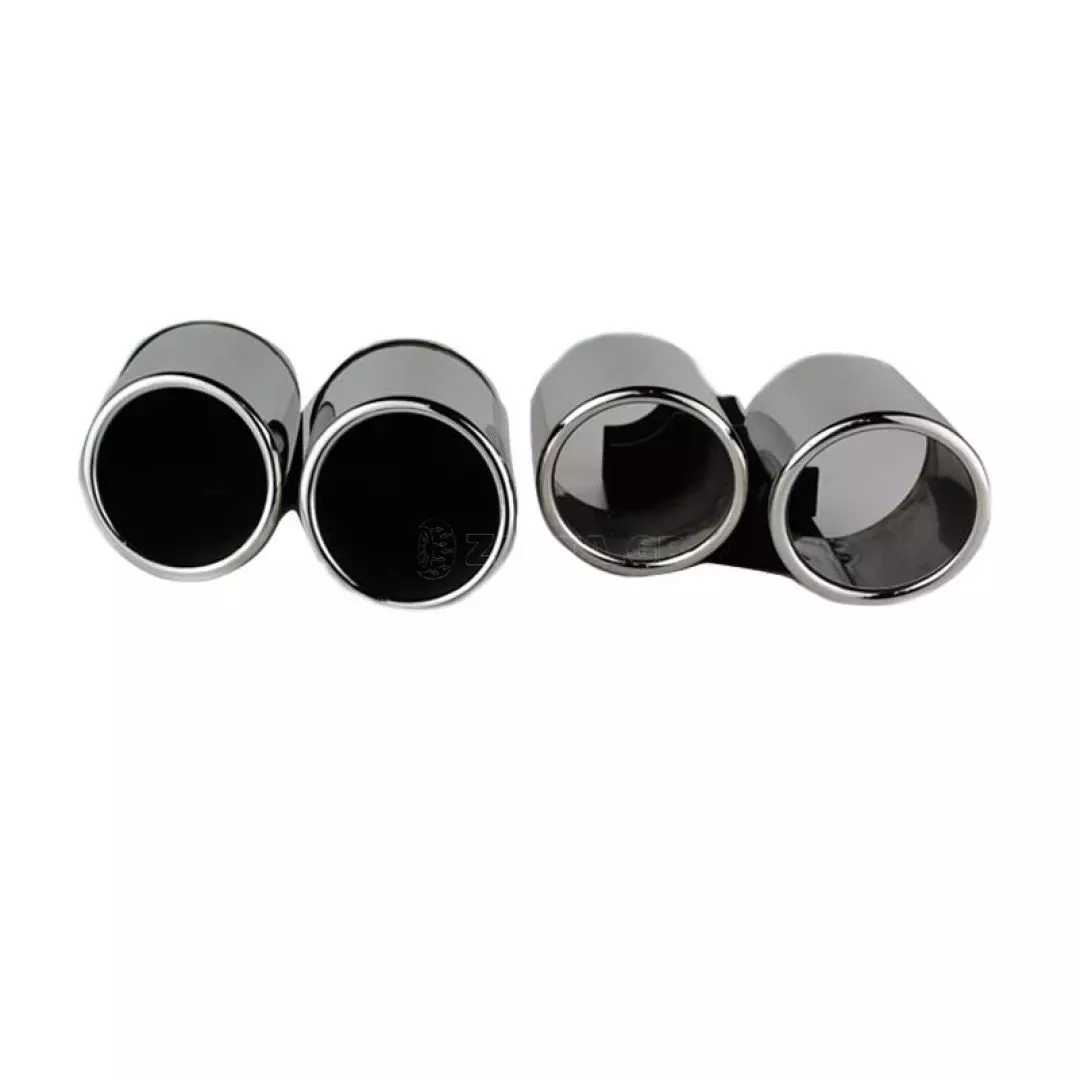 Μπούκες Εξάτμισης Διπλές Για Audi A4 B8 08-15 S4 Look 2 Τεμάχια