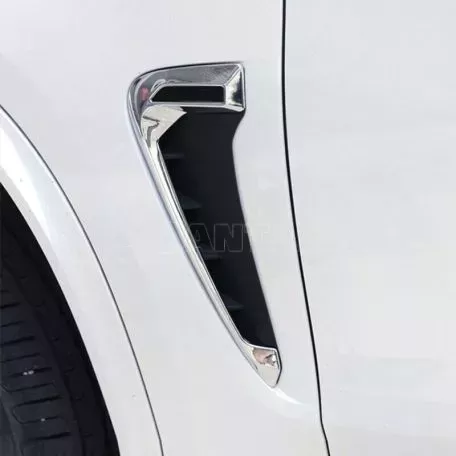 Αεραγωγοί Φτερών Για Bmw X5 F15 13-18 M-Look Χρώμιο / Μαύρο 2 pcs 