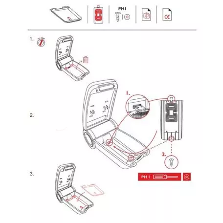 Wireless Φορτιστής OE1 Qi Για Την Κονσόλα Χειροφρένου Τεμπέλη Armster OE1 