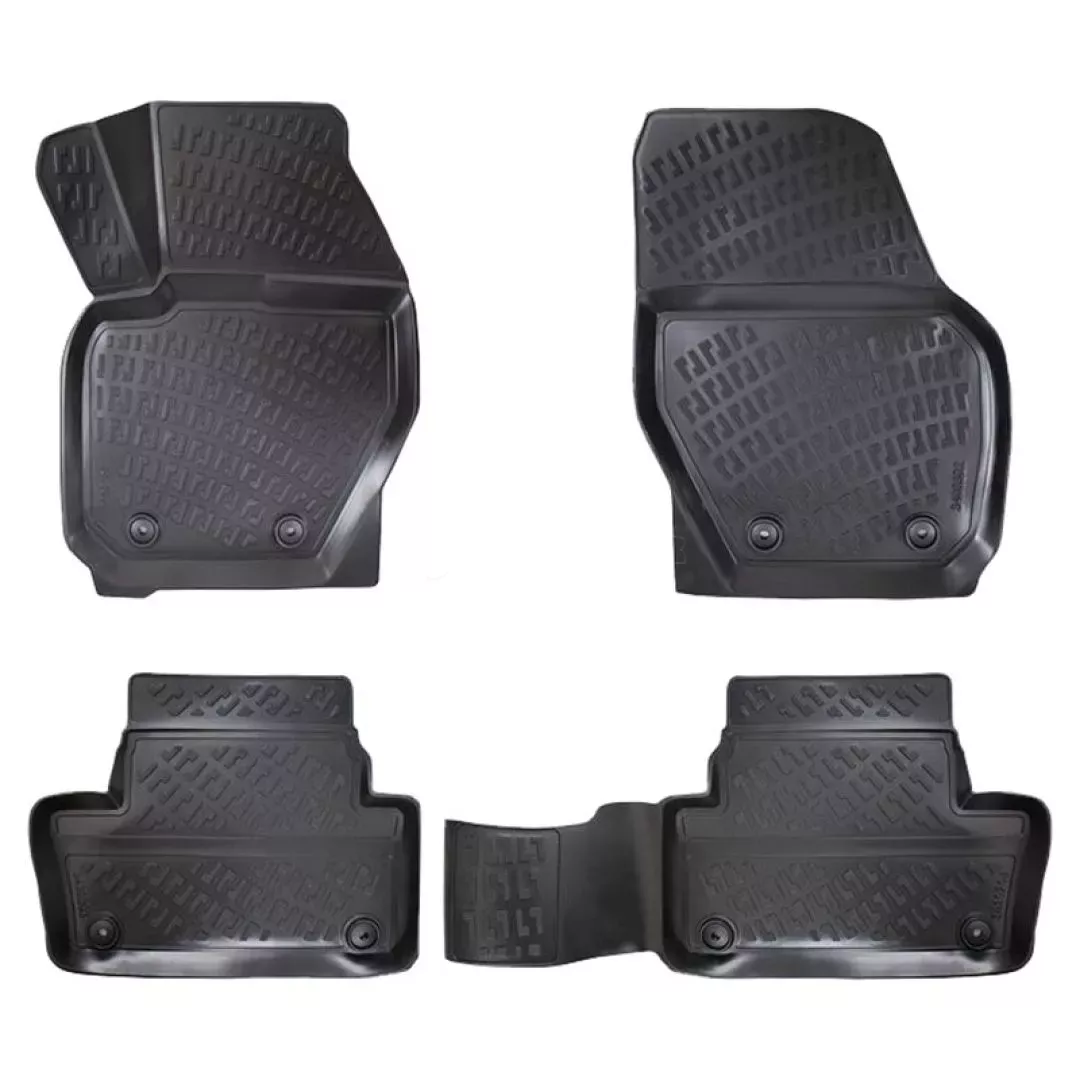 Πατάκια Σκαφάκια 3D Από Λάστιχο TPE Για Volvo ΧC-60 09-17/ΧC-70 2010- Rizline 4 Τεμάχια Μαύρα