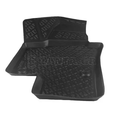 Πατάκια Σκαφάκια 3D Από Λάστιχο TPE Για VW Golf 4 ΙV/Bora/ Beetle/Skoda Octavia 4/Seat Leon 1Μ/Toledo Rizline 4 Τεμάχια Μαύρα 