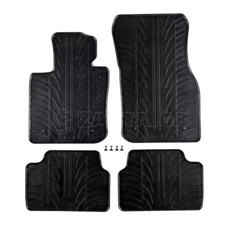Πατάκια Αυτοκινήτου Gledring 0408 Mini One F55 2014- Μαύρο 4 Τεμάχια 