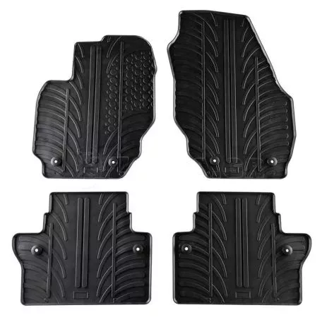 Πατάκια Αυτοκινήτου Gledring 0389 Volvo V70 2007- / XC70 2008- Μαύρο 4 Τεμάχια 