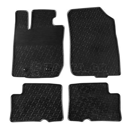 Πατάκια Αυτοκινήτου Gledring 0173 Dacia Duster 4x4 2010-2015 Μαύρο 4 Τεμάχια 