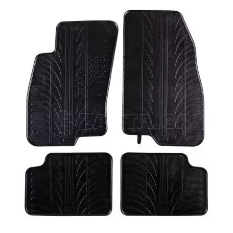 Πατάκια Αυτοκινήτου Gledring 0130 Fiat Grande Punto 2005-2010 Μαύρο 4 Τεμάχια 
