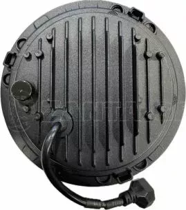 Μπροστινά Φανάρια Set Για Jeep Wrangler 96+ / Mercedes-Benz G-Class W463 / Hummer H1/H2 / Harley-Davidson Led Angel Eyes / DRL Projectors Μαύρα 7 led 2 Τεμάχια 