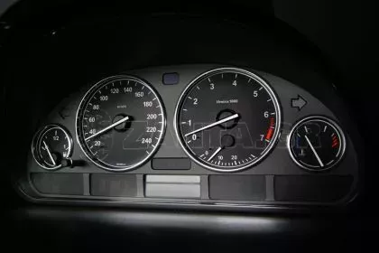 Δαχτυλίδια καντράν για BMW E38 / E39 / X5 E53 (1999-2007)  - χρωμίου 