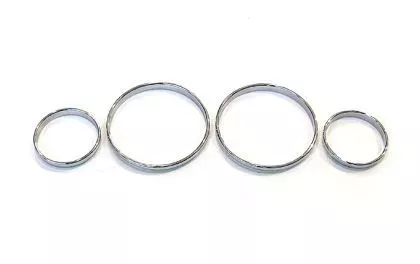 Δαχτυλίδια καντράν για BMW E38 / E39 / X5 E53 (1999-2007) - χρωμίου