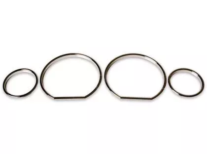 Δαχτυλίδια καντράν για BMW E36 / Z3 (1991-1999) - χρωμίου