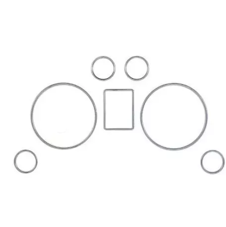 Δαχτυλίδια καντράν για  Audi A3 (1996-2003) / Audi A4 B5 (1995-2001) / A6 (1997-2004)  - χρωμίου 