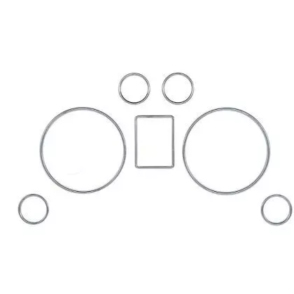 Δαχτυλίδια καντράν για Audi A3 (1996-2003) / Audi A4 B5 (1995-2001) / A6 (1997-2004) - χρωμίου