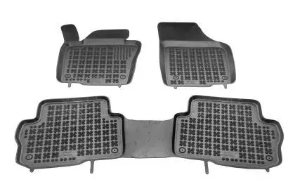 Λαστιχένια πατάκια Rezaw Plast για Volkswagen Sharan II (2010-2022) / Seat Alhambra (2010-2020) - 5 seats (front, middle) - τύπου σκαφάκι - 3τμχ. 