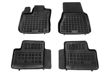 Λαστιχένια πατάκια Rezaw Plast για RENAULT Twingo III (2014+) - 5-door - τύπου σκαφάκι - 4τμχ. 