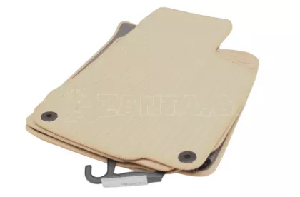 Πατάκια μοκέτα για Vw Golf 4 / Vw Bora / Vw Beetle / Skoda Octavia 1  (1997-2010) / Seat Leon και Toledo  (1999-2005)  - μπεζ - 4τμχ. 