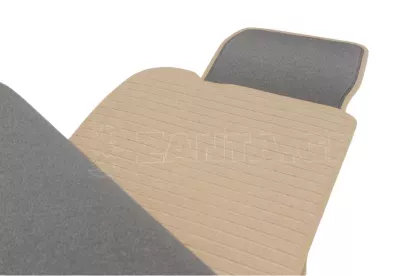 Πατάκια μοκέτα για Vw Golf 4 / Vw Bora / Vw Beetle / Skoda Octavia 1  (1997-2010) / Seat Leon και Toledo  (1999-2005)  - μπεζ - 4τμχ. 