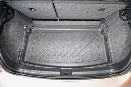 Πατάκι λαστιχένιο για πορτ - μπαγκάζ για  Volkswagen Polo VI 5 doors 2017+ lower boot; adjustable boot floor in the lowest position - 1τμχ. 