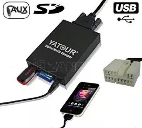 USB / MP3 Changer  με Bluetooth*  για  Honda Accord / Civic / Cr-v / Fr-v / Prelude/  Jazz / S2000 / Odissey / City / Element / Acura - μετά το 2004 