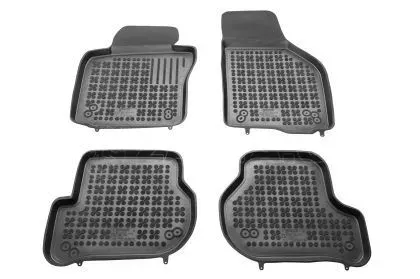 Λαστιχένια πατάκια Rezaw Plast για VW Golf 5 και 6 / VW Jetta / Seat Leon και Toledo (2004-212) / VW Scirocco / Skoda Octavia 2 (2004-2013) - τύπου σκαφάκι - 4τμχ.