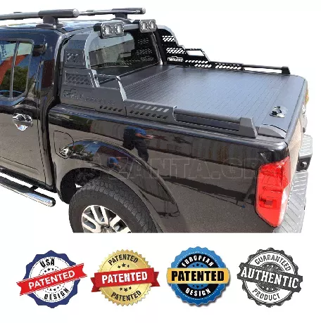 ΚΑΠΑΚΙ ΚΑΡΟΤΣΑΣ ΡΟΛΟ ΑΛΟΥΜΙΝΙΟΥ ΜΕ PREMIUM LED ROLL-BAR TEK 2 MAX 9080 ROLL+RB 430LED NISSAN NAVARA D40 2006-2011 