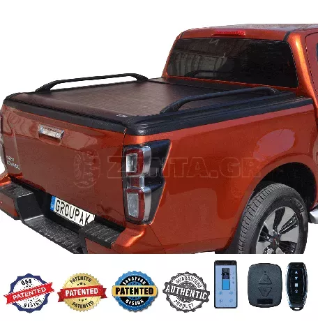 SMART ΡΟΛΟ ΑΛΟΥΜΙΝΙΟΥ ΗΛΕΚΤΡΙΚΟ ΜΕ ΚΟΥΠΑΣΤΕΣ SMART 2-7000 E-ROLL+KOUP 115BL ISUZU D-MAX 2021+ 