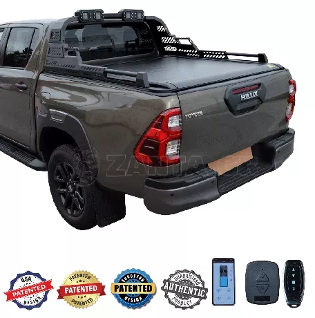 SMART ΡΟΛΟ ΑΛΟΥΜΙΝΙΟΥ ΗΛΕΚΤΡΙΚΟ ΜΕ PREMIUM LED ROLL-BAR SMART 2-7000 E-ROLL+RB 430LED TOYOTA HILUX REVO 2016+ & HILUX 2021+ 