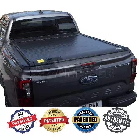 ΚΑΠΑΚΙ ΚΑΡΟΤΣΑΣ ΡΟΛΟ ΑΛΟΥΜΙΝΙΟΥ TEK 2 MAX 9080 ROLL FORD RANGER XL/XLT/LIMITED 2023+ 