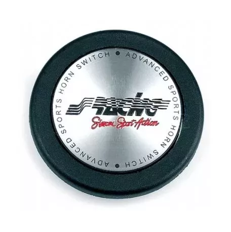 Simoni Racing ΜΠΟΥΤΟΝ ΚΟΡΝΑΣ ΤΙΜΟΝΙΟΥ 2 ΕΠΑΦΩΝ ΜΑΥΡΟ/ΧΡΩΜΙΟ SR1/C 