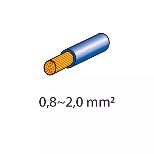 Lampa ΦΙΣΑΚΙΑ 6,3x0.8mm (20ΤΜΧ) 10 ΑΡΣ+10 ΘΥΛ 4505.8-LM