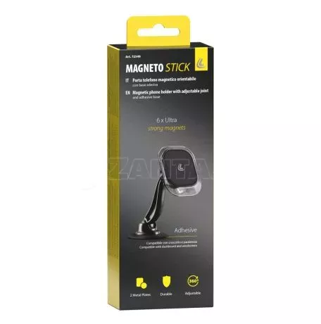 Lampa ΑΥΤΟΚΟΛΛΗΤΗ ΜΑΓΝΗΤΙΚΗ ΒΑΣΗ ΚΙΝΗΤΟΥ MAGNETO STICK SILVER LINE (ΓΙΑ ΤΑΜΠΛΟ ) L7254.8/T 