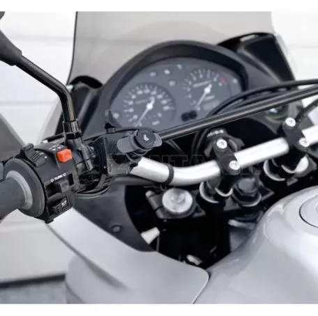 Optiline Βάση Στήριξης Κινητού Belt της σειράς Optiline για Τιμόνι Μηχανής ή Ποδηλάτου με διάμετρο από 15 mm έως 40 mm, ρυθμιζόμενο ιμάντα δέσης (λουρί) με πεταλούδα και σύστημα Du 