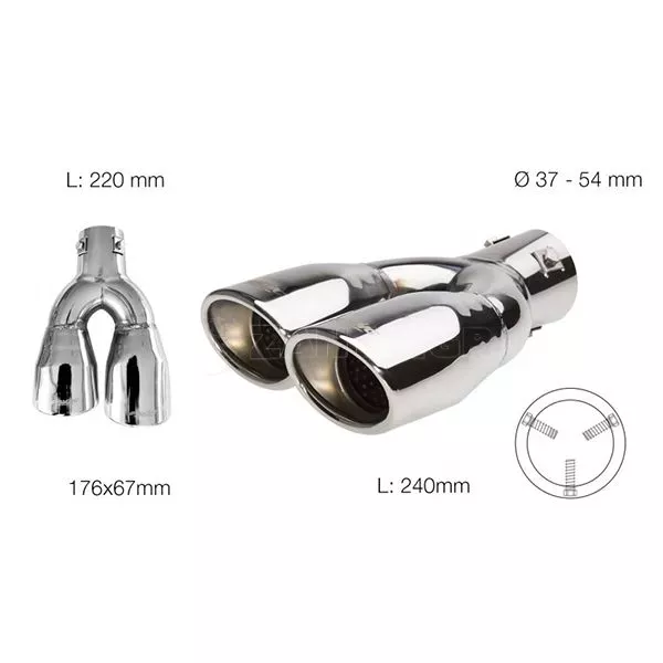 Simoni Racing ΜΠΟΥΚΑ ΔΙΠΛΗ TRX87L 37>54mm SRTRX/87L