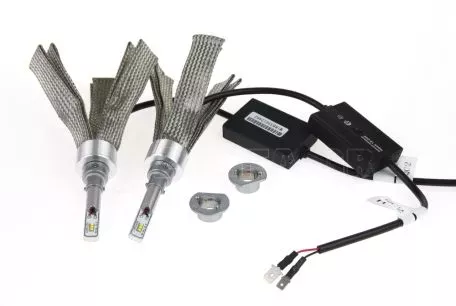 AMIO H1 RS+ SLIM SERIES 12-36V 50W 6000K 3500lm +200% LUXEON ZES LED CAN-BUS (ΨΥΚΤΡΑ ΛΕΠΙΔΕΣ ΦΤΕΡΟΥ) AMiO - 2 ΤΕΜ. 01081/AM 