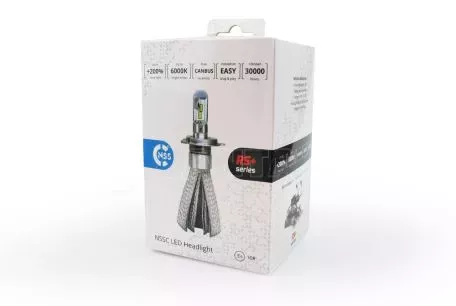AMIO HB3 9005 RS+ SLIM SERIES 12-36V 50W 6000K 3500lm +200% LUXEON ZES LED CAN-BUS (ΨΥΚΤΡΑ ΛΕΠΙΔΕΣ ΦΤΕΡΟΥ) AMiO - 2 ΤΕΜ. 01087/AM 