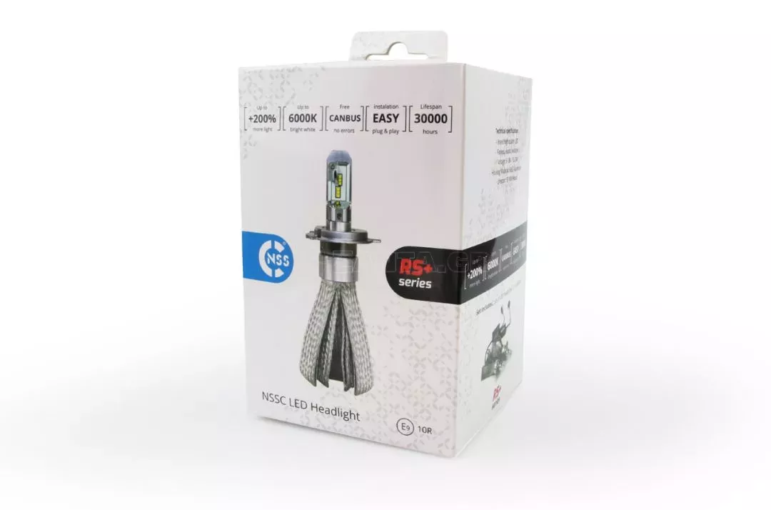 AMIO HB3 9005 RS+ SLIM SERIES 12-36V 50W 6000K 3500lm +200% LUXEON ZES LED CAN-BUS (ΨΥΚΤΡΑ ΛΕΠΙΔΕΣ ΦΤΕΡΟΥ) AMiO - 2 ΤΕΜ. 01087/AM