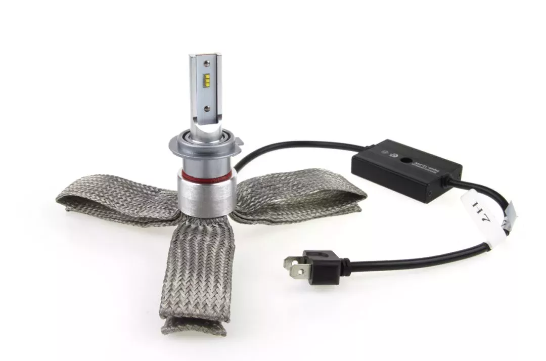 AMIO H7 RS+ SLIM SERIES 12-36V 50W 6000K 3500lm +200% LUXEON ZES LED CAN-BUS (ΨΥΚΤΡΑ ΛΕΠΙΔΕΣ ΦΤΕΡΟΥ) AMiO - 2 ΤΕΜ. 01083/AM