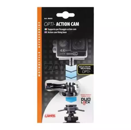 Optiline Αντάπτορας Μεταφοράς για Action Camera της σειράς Optiline με σύστημα Duolock, συμβατός με Βάσεις Στήριξης Κινητού ή Action Camera Optiline και Θήκες για Action Cameras 90 