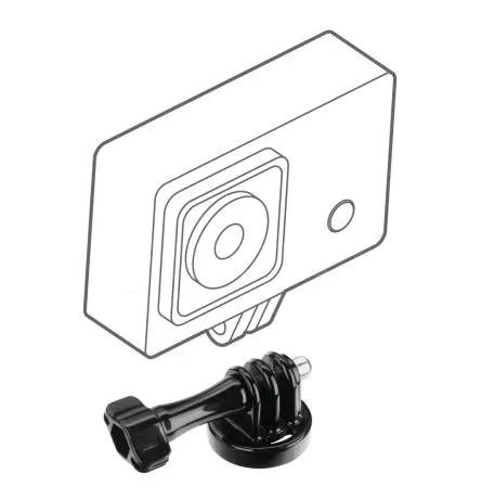 Optiline Αντάπτορας Μεταφοράς για Action Camera της σειράς Optiline με σύστημα Duolock, συμβατός με Βάσεις Στήριξης Κινητού ή Action Camera Optiline και Θήκες για Action Cameras 90 