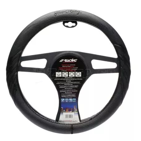 Simoni Racing ΚΑΛΥΜΜΑ ΤΙΜΟΝΙΟΥ DARK 37-39 cm (ΜΑΥΡΟ/ΔΕΡΜΑΤΙΝΗ) SRCVT/23 