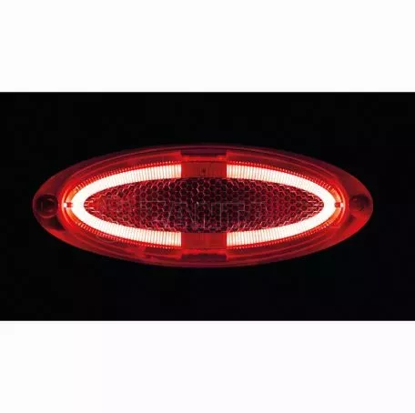 Lampa ΦΩΣ ΟΓΚΟΥ 4LED ΚΟΚΚΙΝΟ SMD 12/24V 124mm 1ΤΕΜ. L9701.2 