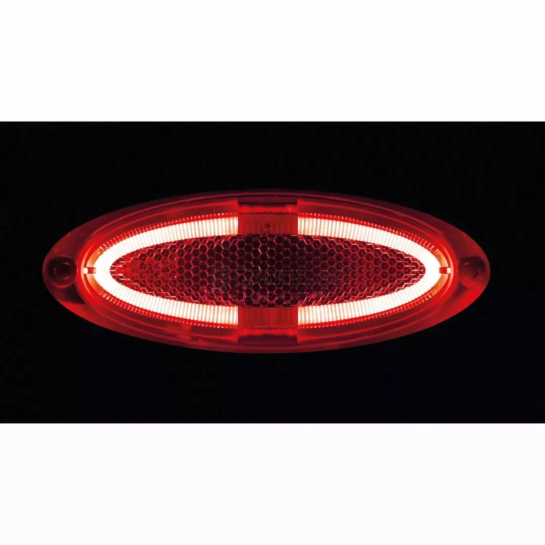 Lampa ΦΩΣ ΟΓΚΟΥ 4LED ΚΟΚΚΙΝΟ SMD 12/24V 124mm 1ΤΕΜ. L9701.2