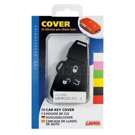 Lampa ΚΑΛΥΜΜΑ ΚΛΕΙΔΙΩΝ ΣΙΛΙΚΟΝΗΣ TYPE-2 ΜΑΥΡΟ ΧΡΩΜΑ ΓΙΑ MERCEDES  1ΤΕΜ. L0158.2 