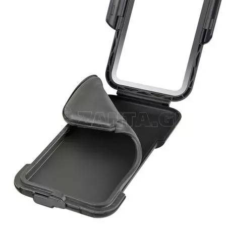 Optiline Θήκη Κινητού Hard Case της σειράς Optiline Universal Εφαρμογής για κινητά με μέγιστες διαστάσεις 78 x 165 mm, συμβατή με Βάσεις Στήριξης Κινητού Optiline για Μηχανή με σύσ 