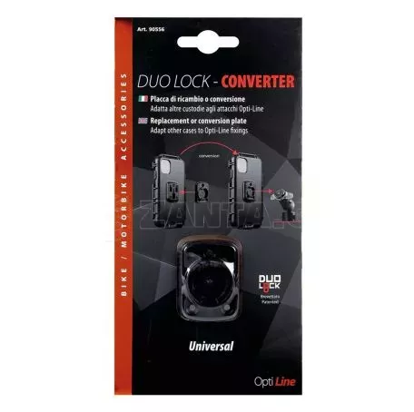 Optiline Ανταλλακτικός, Βιδωτός Αντάπτορας Duolock Converter της σειράς Optiline, συμβατός με Θήκες ή Αντάπτορες Κινητού και Βάσεις Στήριξης Κινητού Optiline 9055.6-LM 