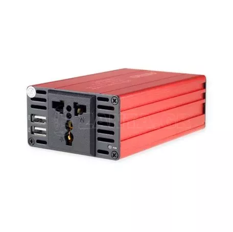 AMIO INVERTER 12>230V max300W-peak600W +2USB PI03 AMiO – 1 ΤΕΜ. 02470/AM 
