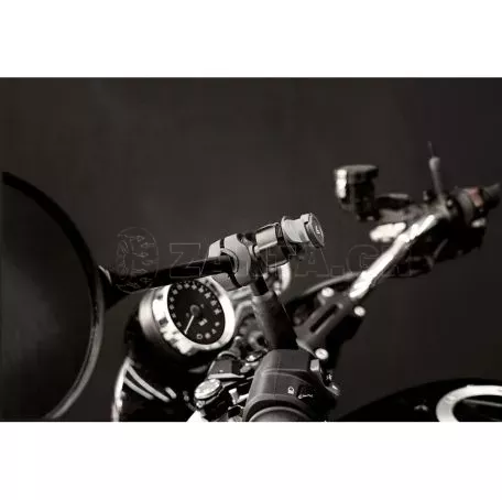 Optiline Βάση Στήριξης Κινητού Bar της σειράς Titan Optiline για Καθρέπτες ή Μπάρες Μηχανής ή Ποδηλάτου με διάμετρο από 9 mm έως 18 mm και σύστημα Duolock, συμβατή με Θήκες ή Αντάπ 