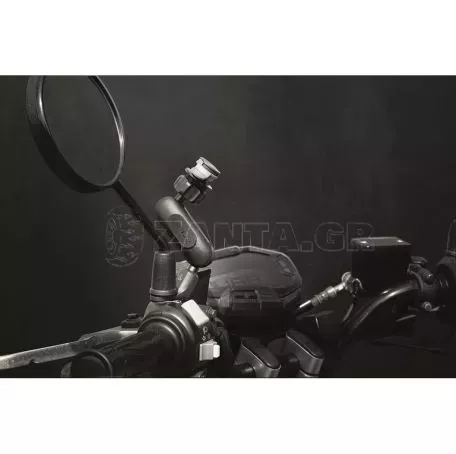 Optiline Βάση Στήριξης Κινητού Pole Orbit της σειράς Titan Optiline για τις Βάσεις των Καθρεπτών Μηχανής με διάμετρο 10 mm, επιμυκημένο βραχίονα και σύστημα Duolock, συμβατή με Θήκ 