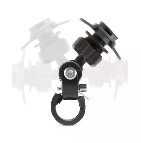 Optiline Βάση Στήριξης Κινητού Clamp της σειράς Titan Optiline για Τιμόνι Μηχανής ή Ποδηλάτου με διάμετρο από 14 mm έως 34 mm και σύστημα Duolock, συμβατή με Θήκες ή Αντάπτορες Κιν 