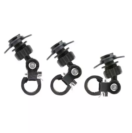 Optiline Βάση Στήριξης Κινητού Clamp της σειράς Titan Optiline για Τιμόνι Μηχανής ή Ποδηλάτου με διάμετρο από 14 mm έως 34 mm και σύστημα Duolock, συμβατή με Θήκες ή Αντάπτορες Κιν 