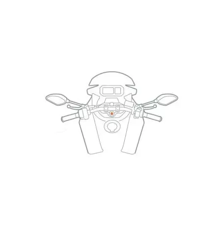 Lampa Βιδωτή Βάση Στήριξης Κινητού Stem της σειράς Titan Optiline για την Κεντρική Βίδα της Πλάκας στο Τιμόνι Μηχανής με διάμετρο από 12 mm έως 25,1 mm και σύστημα Duolock, συμβατή 