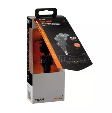 Optiline Βιδωτή Βάση Στήριξης Κινητού M8 Pro της σειράς Titan Optiline για τις Βίδες στα Καβαλέτα ή στους Διακόπτες στο Τιμόνι Μηχανής με σπείρωμα M8 και σύστημα Duolock, συμβατή μ 